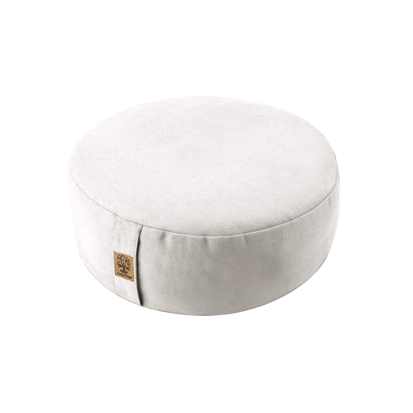 White meditation cushion